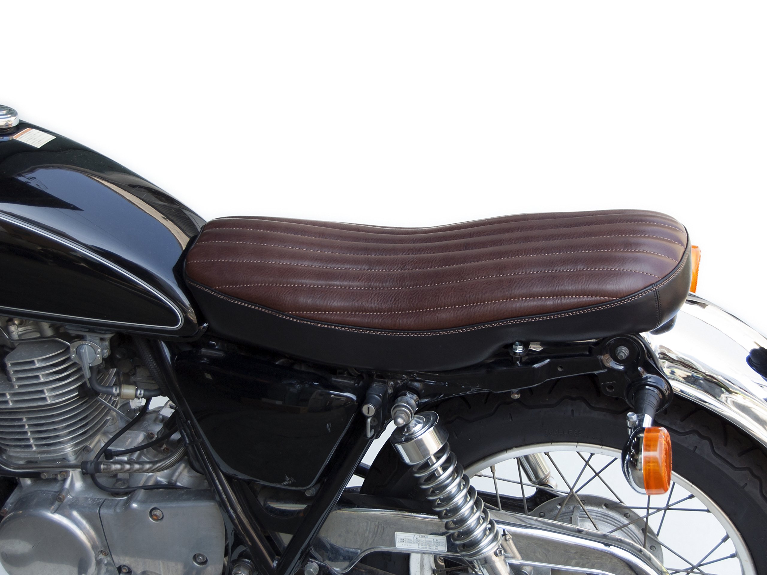 sr400 本革シート　レザーシート　チョッパー　ボバー　パンヘッド　2％ Amazon | MOTOR ROCK SR400/500用 本革シート ブラウン×ブラック MR